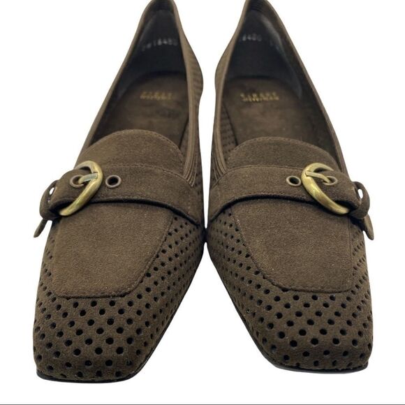 Women's Career Stuart Weitzman Brown Suede Pumps Shoes Sz 9N - Picture 4 of 13